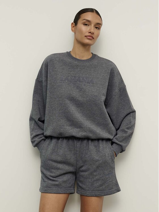 La Mania La Mania Felpa LOW Grigio Classic Fit