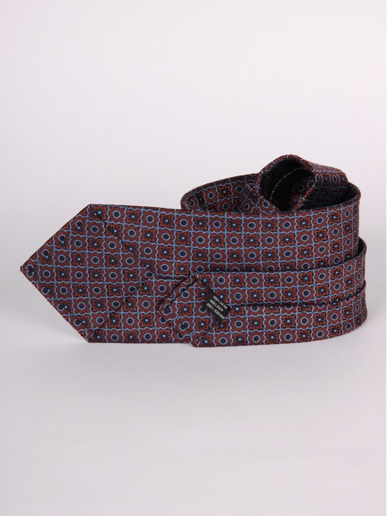 ELSNER ELSNER Γραβάτα JEDWAB ŻAKARD A0850 Καφέ