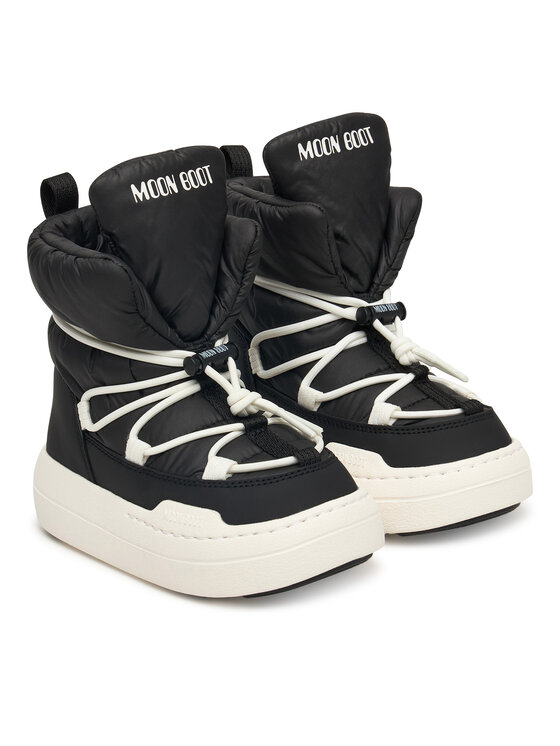Moon Boot Moon Boot Škornji za sneg Jr Park lace Mid 80D3440070 S Črna