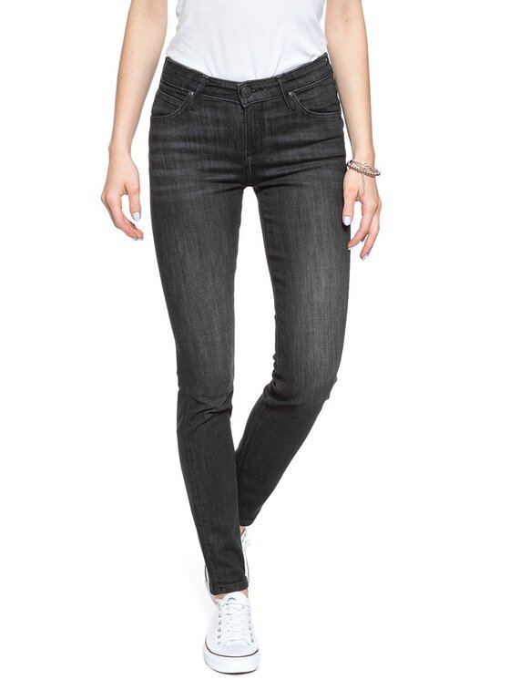 Lee Lee Jeansy SCARLETT Czarny Skinny Fit