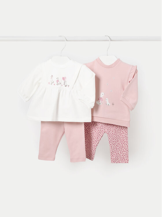 Mayoral Mayoral Set Bluse und Leggings 2784 Rosa Regular Fit