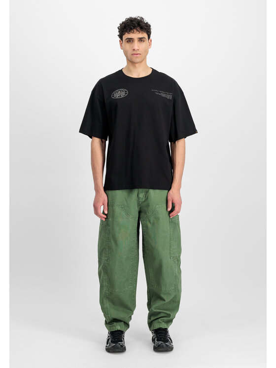 Alpha Industries Alpha Industries Spodnie cargo Workwear Deck Pant Zielony Tapered Leg