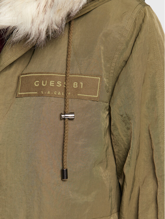 Guess Guess Parka Lena W2BL32 WEWG0 Grün Regular Fit