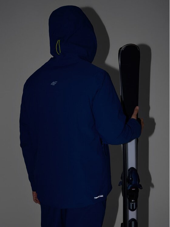 4F 4F Giacca da sci 4FRAW25TTJAM1080-30S Blu scuro Regular Fit