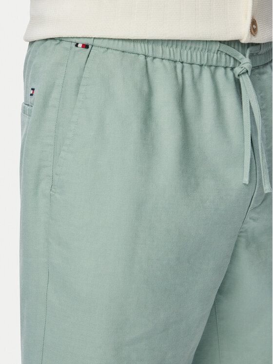 Tommy Hilfiger Tommy Hilfiger Stoffshorts Dover MW0MW44353 Hellgrün Regular Fit