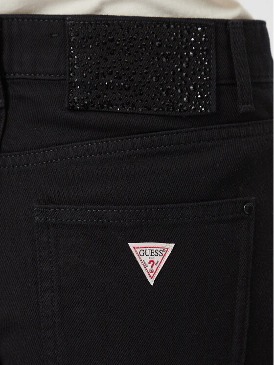 Guess Guess Τζιν W6BA1A D2578 Μαύρο Wide Leg