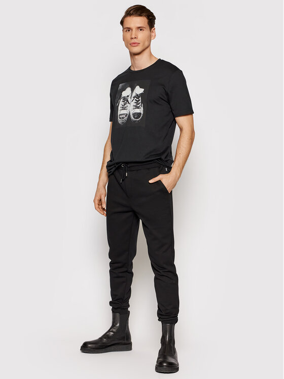 T-shirt Tninetees 50460611 Nero Regular Fit