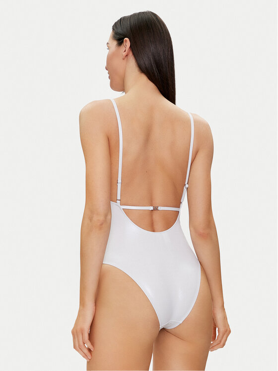 Calvin Klein Swimwear Calvin Klein Swimwear Μαγιό KW0KW02255 Λευκό
