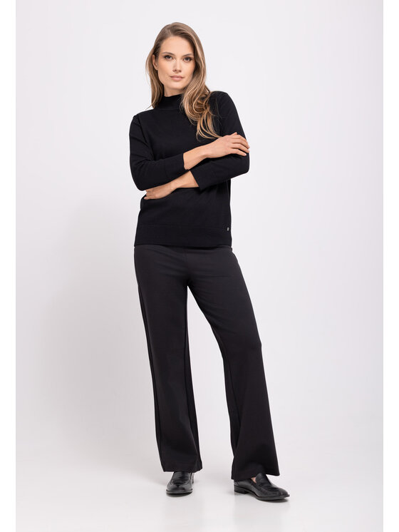 Volcano Volcano Golf S-TESS Czarny Regular Fit