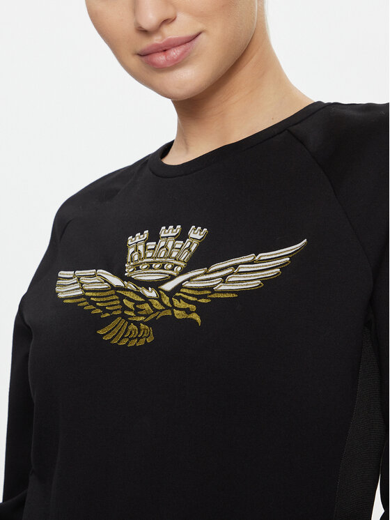 Aeronautica Militare Aeronautica Militare Felpa 232FE1831DF525 Nero Regular Fit