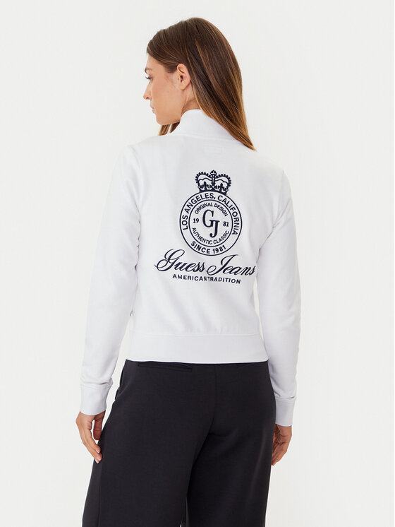 Guess Jeans Guess Jeans Sweatshirt W5YQ17 K68I4 Weiß Regular Fit