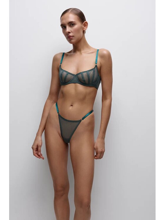 Merci Lingerie Merci Lingerie Stringi EP03BP05T Zielony