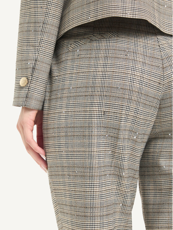 KMX KMX Spodnie materiałowe 809620005 Brązowy Straight Fit