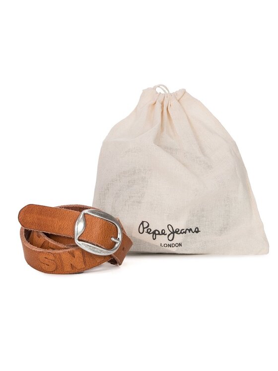 Pepe Jeans Pepe Jeans Pasek Damski PL020788 869 Brązowy