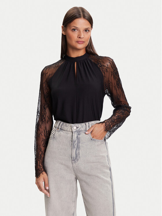 Vero Moda Vero Moda Majica Milla 10334620 Crna Loose Fit