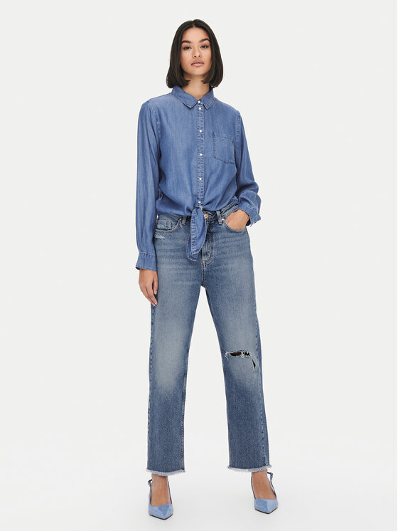 JDY JDY Košeľa Jasper 15252957 Modrá Regular Fit