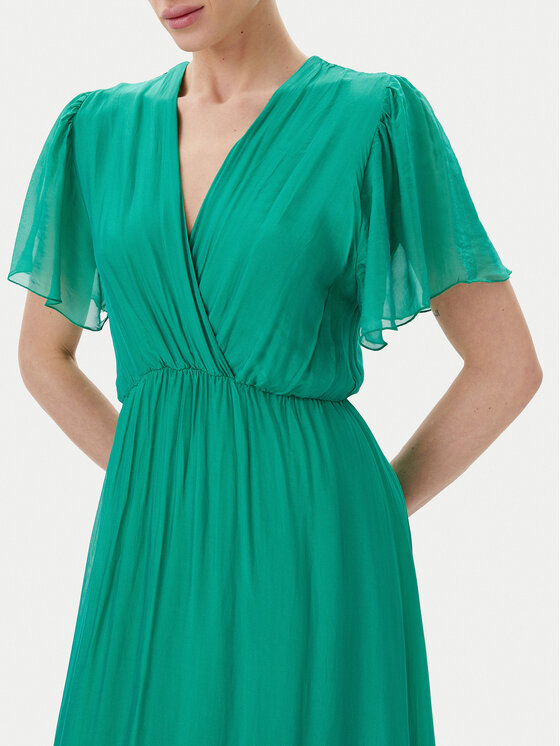 Haveone Haveone Sukienka letnia AFF-N006 Zielony Loose Fit