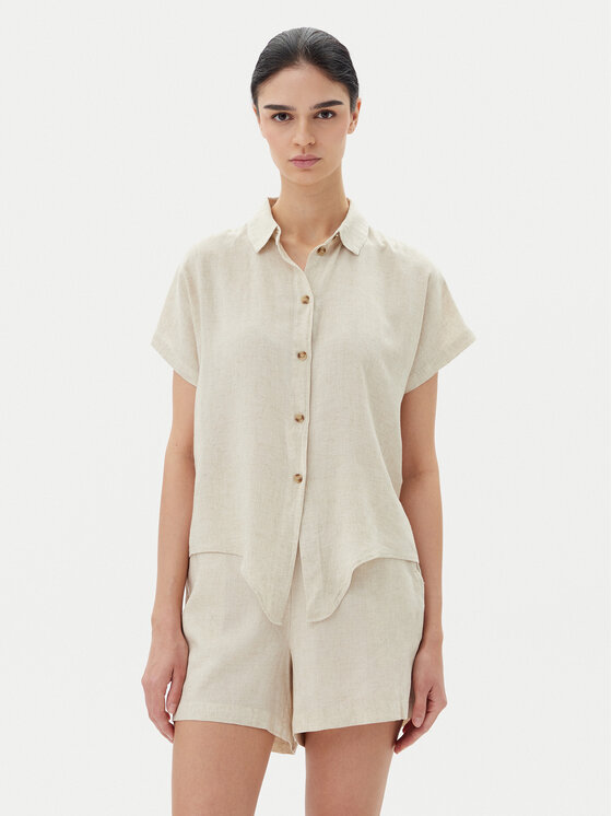 Vero Moda Vero Moda Cămașă Thea 10333794 Bej Loose Fit