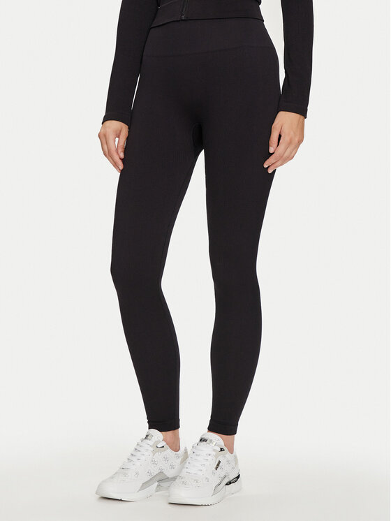 Guess Guess Leggings V4YB00 Z3F90 Crna Slim Fit