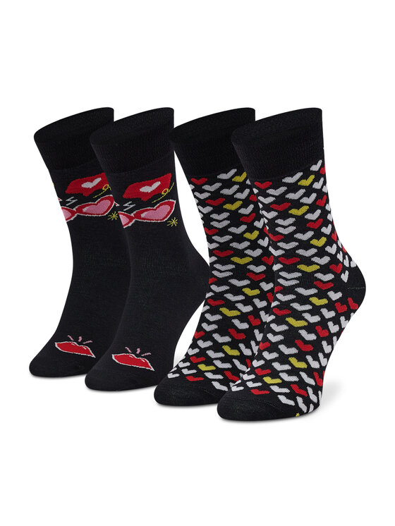 Set di 2 paia di calzini lunghi unisex Mixtury