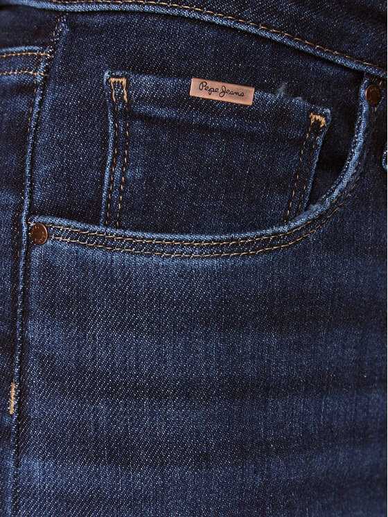 Pepe Jeans Pepe Jeans Jeans hlače Regent PL204171 Mornarsko modra Skinny Fit