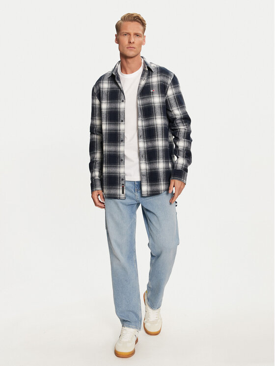Tommy Jeans Tommy Jeans Marškiniai DM0DM19651 Tamsiai mėlyna Regular Fit