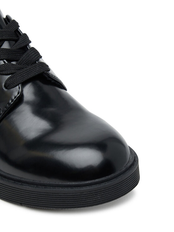 Calvin Klein Calvin Klein Oxfordy Low Cut Lace-Up Shoe V3X4-83182-1453 S Czarny