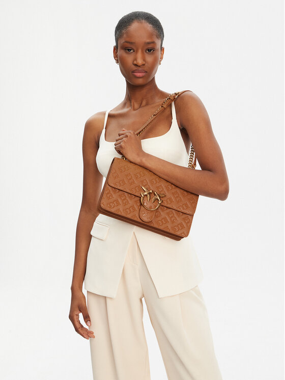 PINKO PINKO Torebka Love One Classic Dc 100941 A1YB Brązowy