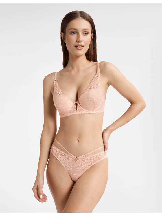 Esotiq Esotiq Biustonosz push-up 40095 Różowy