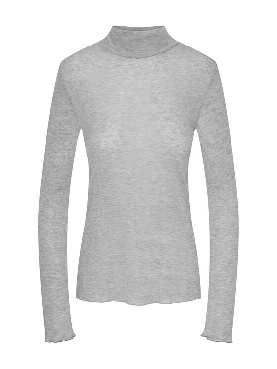 Esotiq Esotiq Bluzka 46063 Szary Regular Fit