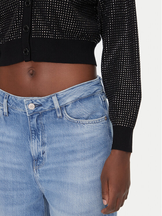 Guess Guess Kardigāns W5GR08 Z3MN2 Melns Regular Fit