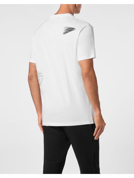 Plein Sport Plein Sport T-Shirt 19537 Biały Regular Fit