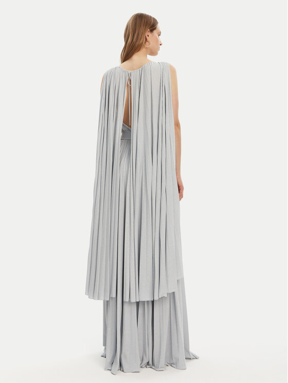 Elisabetta Franchi Elisabetta Franchi Večerné šaty AB-R13-51E2-V860 Strieborná Regular Fit
