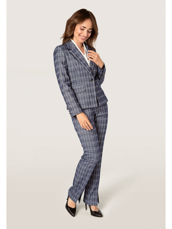 QUIOSQUE QUIOSQUE Sako ML 1023Z1 Tmavomodrá Regular Fit