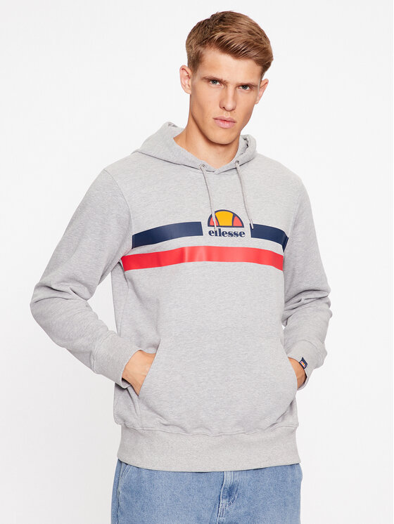 Ellesse Džemperis ar kapuci Alroni SHR13709 Pelēks Regular Fit