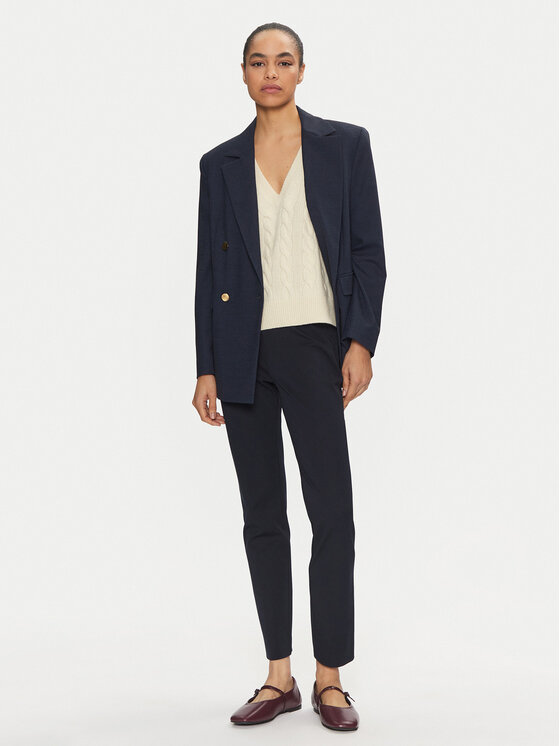 LAUREN RALPH LAUREN Lauren Ralph Lauren Spodnie materiałowe 200631310 Granatowy Slim Fit