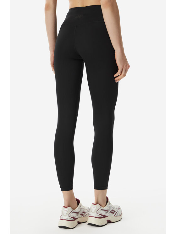 4F 4F Legginsy MULTI ACTIVE Czarny Slim Fit