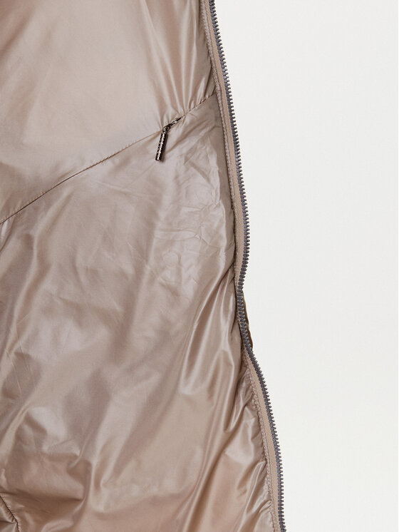 Hetregó Hetregó Пухено яке Hanna 8P602F 25WD02 Бежов Regular Fit