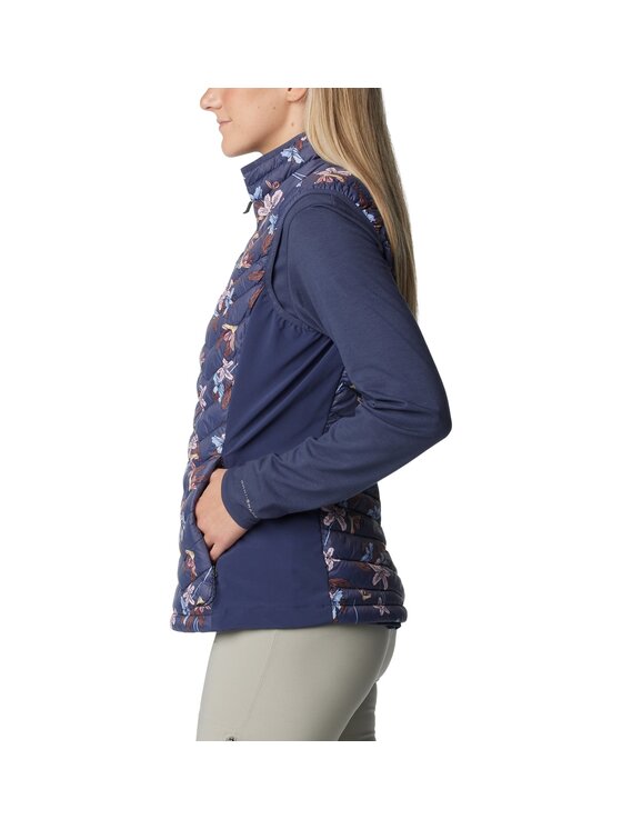 Columbia Columbia Bezrękawnik Powder Pass Vest Niebieski Regular Fit