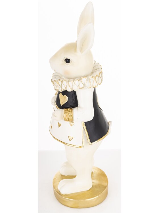 MIAhome MIAhome Figurka króliczka LUISA Biały