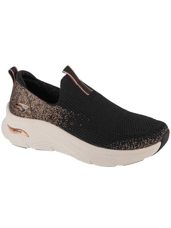 Skechers Skechers Sneakersy Skechers Arch Fit D'Lux - Glimmer Dust Granatowy