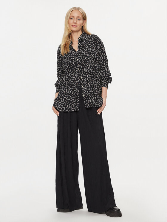 Tommy Jeans Tommy Jeans Πουκάμισο Ditsy DW0DW17346 Μαύρο Oversize