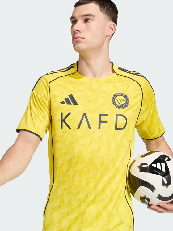 adidas adidas Koszulka techniczna Al Nassr FC 25/26 Home Jersey Żółty Slim Fit