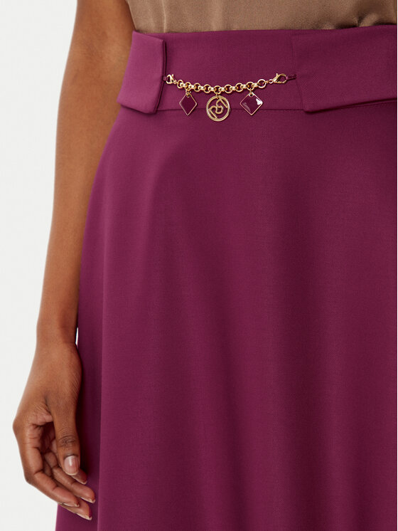 Rinascimento Rinascimento Midi krilo CFC0121918003 Bordo rdeča Regular Fit