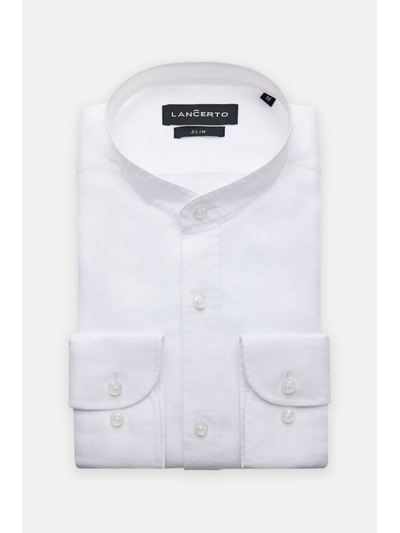 Lancerto Lancerto Koszula Loara KO073124000026 Biały Slim Fit