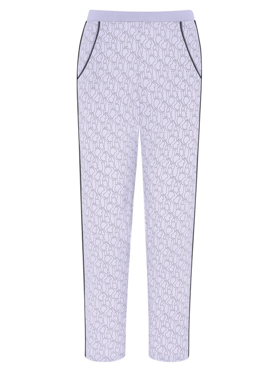 JOOP! JOOP! Spodnie damskie 644150 Fioletowy Comfortable Fit