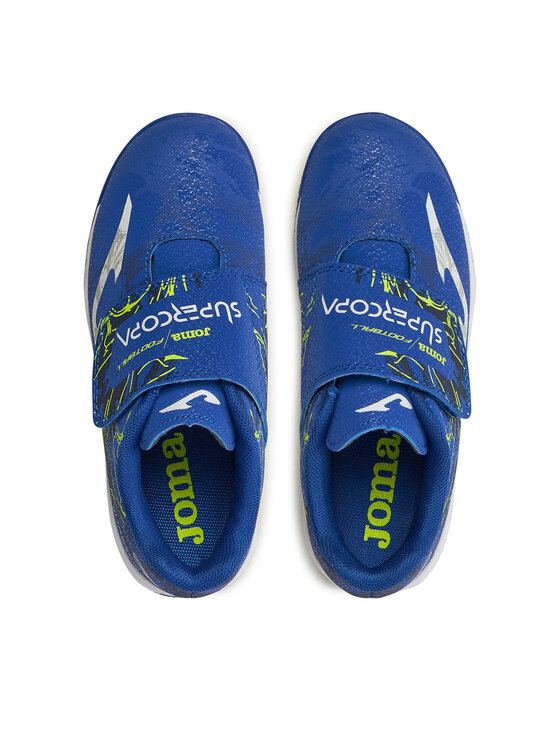 Joma Joma Čevlji za nagomet Super Copa Jr Indoor SCJW2404INV Modra