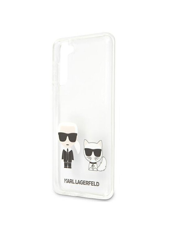 KARL LAGERFELD KARL LAGERFELD Etui na telefon Karl & Choupette Przezroczysty