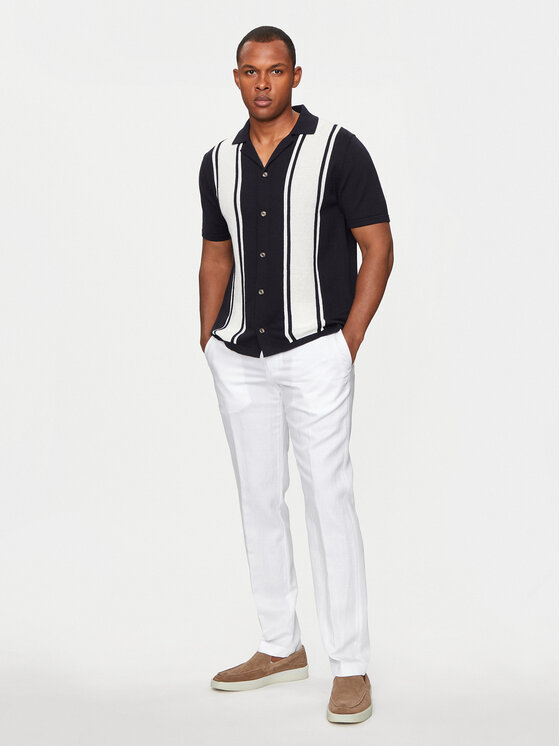JOOP! JOOP! Chinosy Hank 30042199 Écru Slim Fit