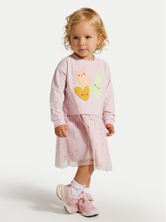 Coccodrillo Coccodrillo Haljina za svaki dan ZC4129101PGN Ružičasta Regular Fit